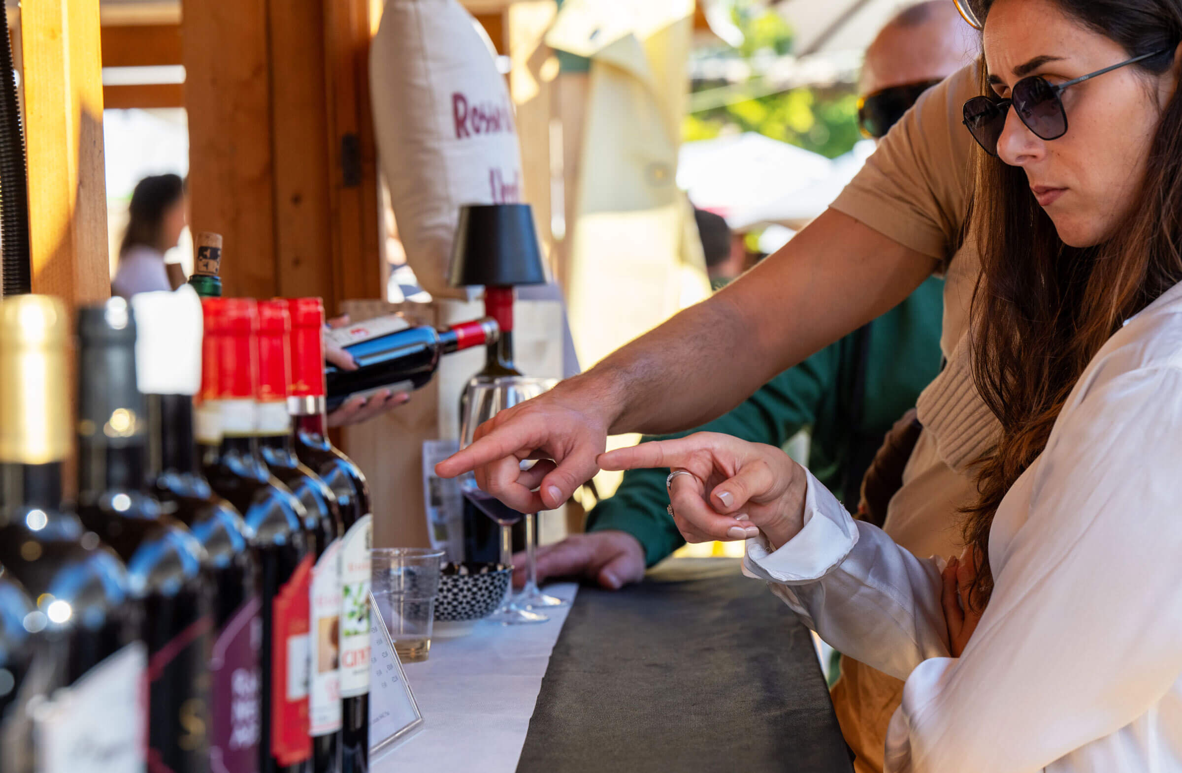 Espositori al Pisa Food e wine Festival