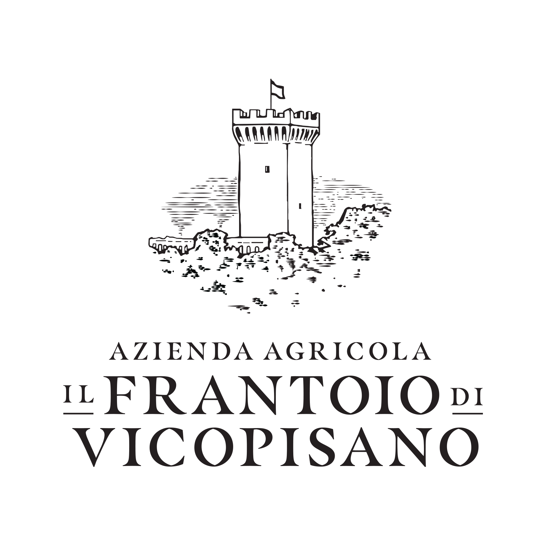 Vista sulla Rocca del Brunelleschi dal Frantoio di Vicopisano