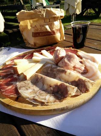 tagliere con salumi
