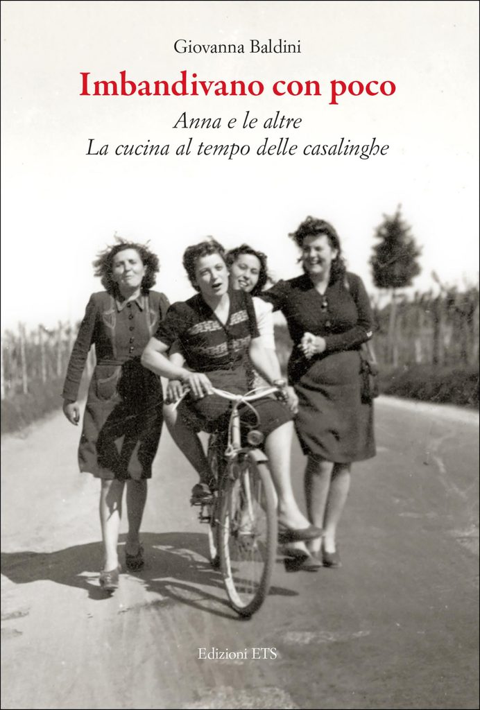 Copertina del libro "Imbandivano con poco" di Giovanna Baldini