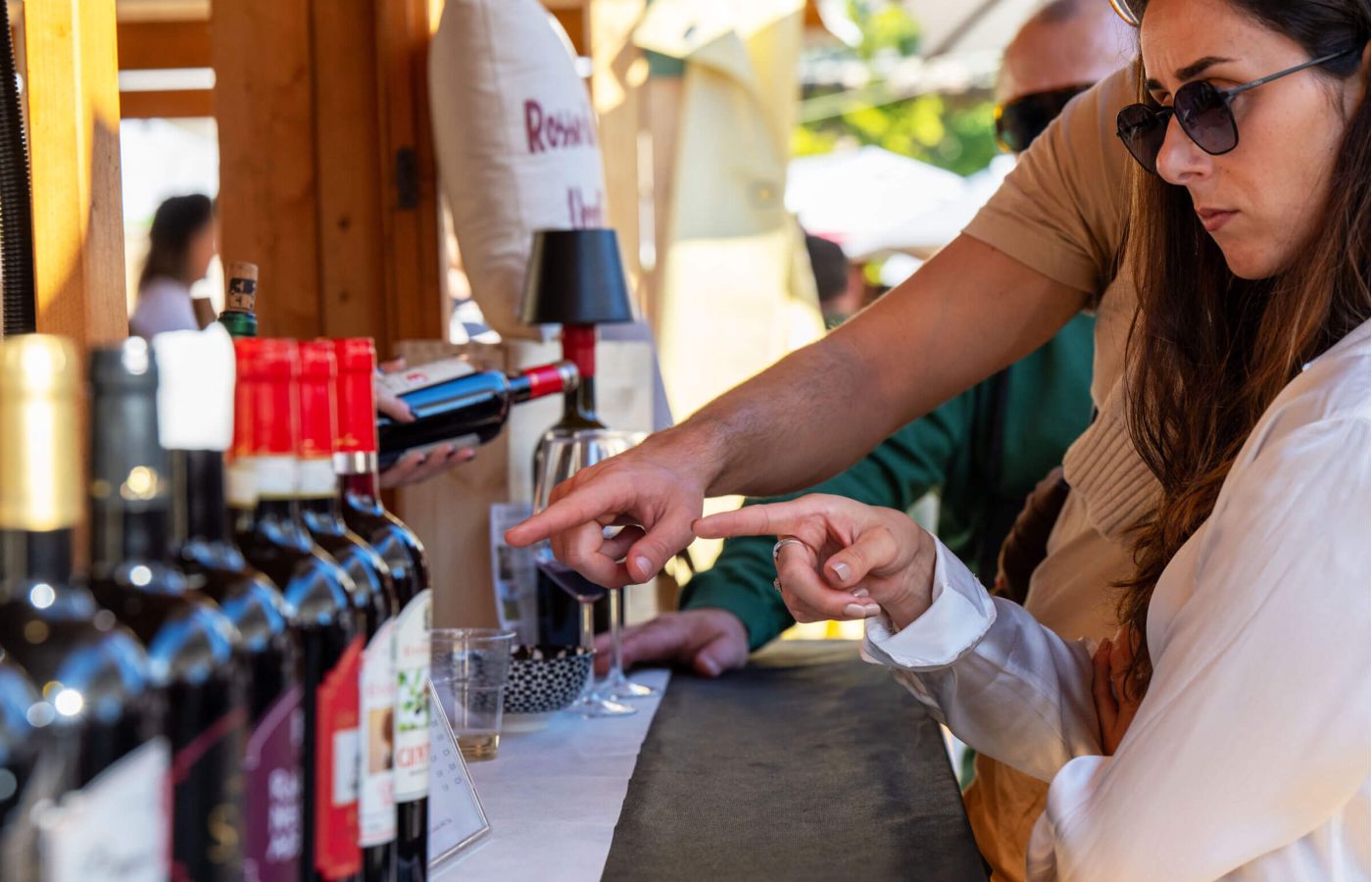 Espositori al Pisa Food e wine Festival